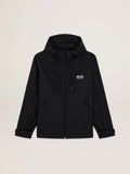 Men's black windbreaker| Golden Goose
