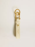 Worn white keyring| Golden Goose