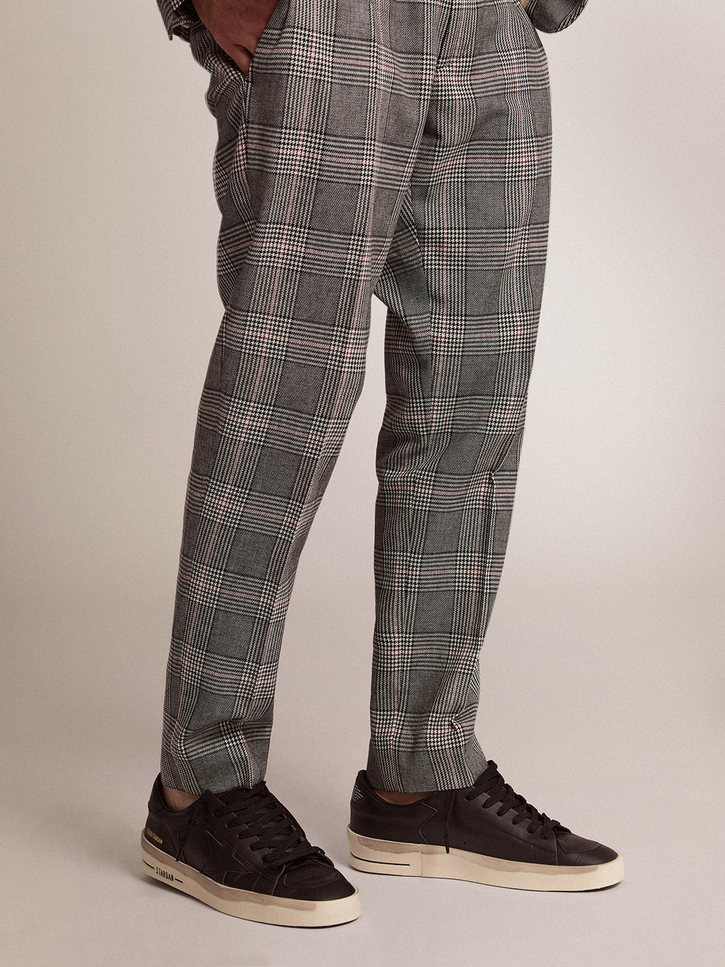 Men's Stardan in total black leather| Golden Goose