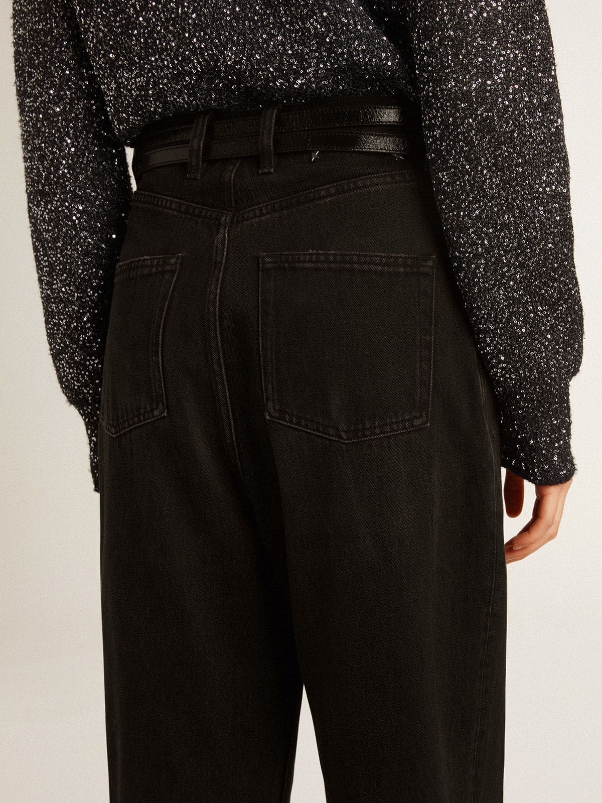 Women's black jeans| Golden Goose