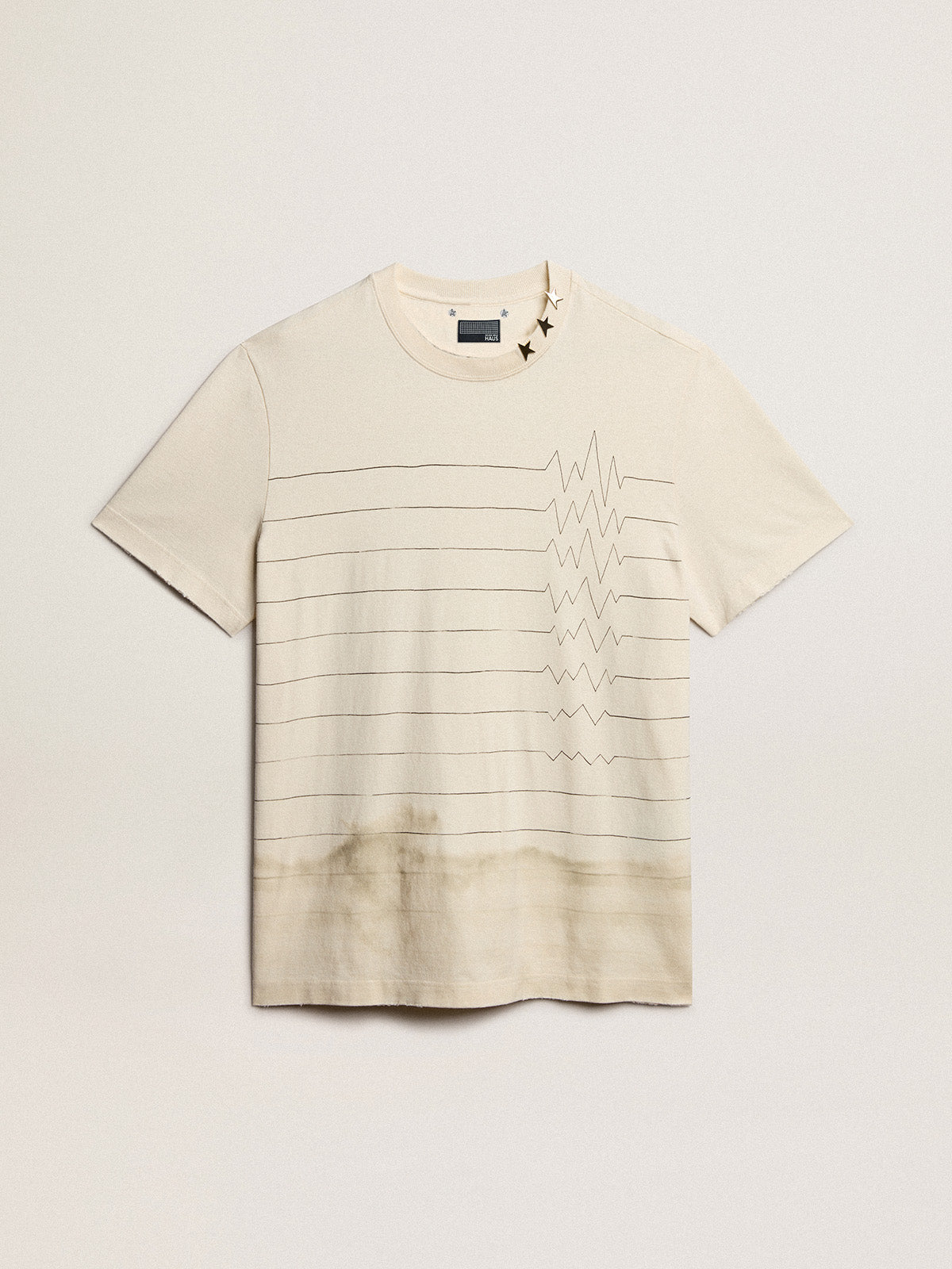 Exclusive HAUS of Dreamers women's T-shirt in heritage white| Golden Goose
