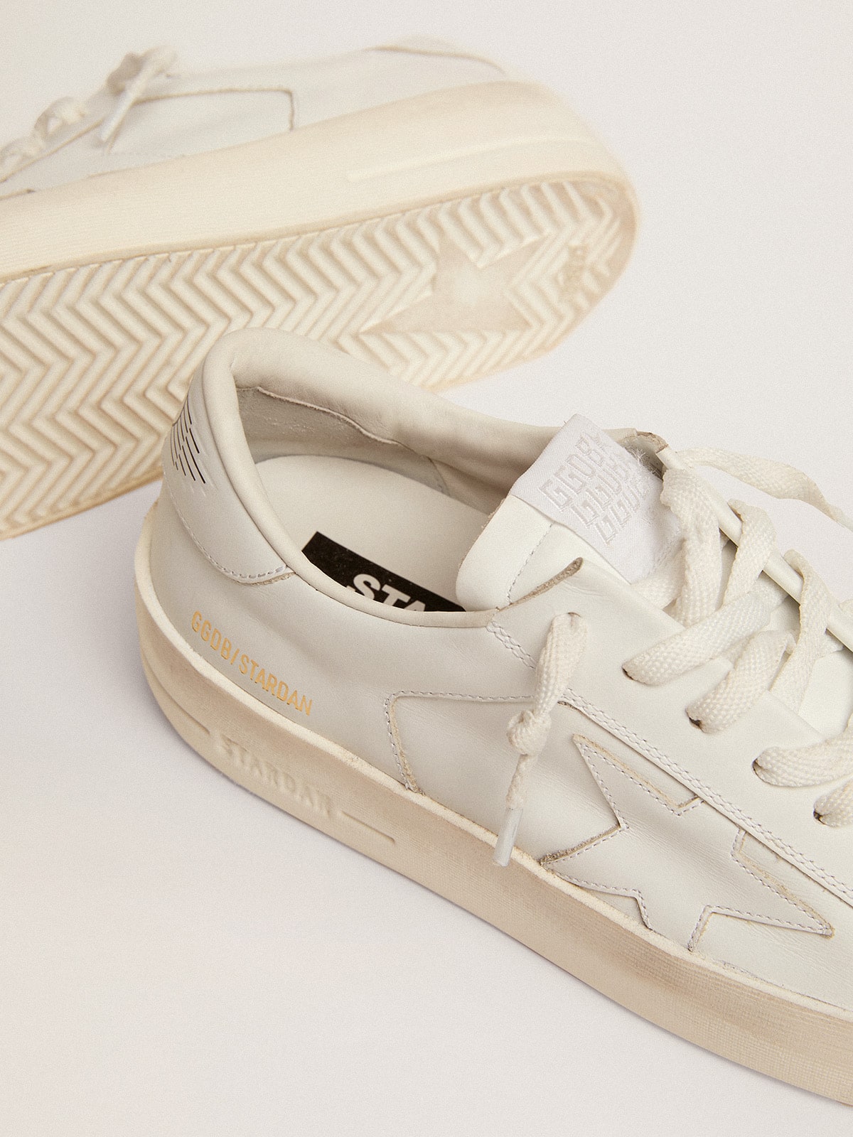 Women's Stardan sneakers in total white leather| Golden Goose