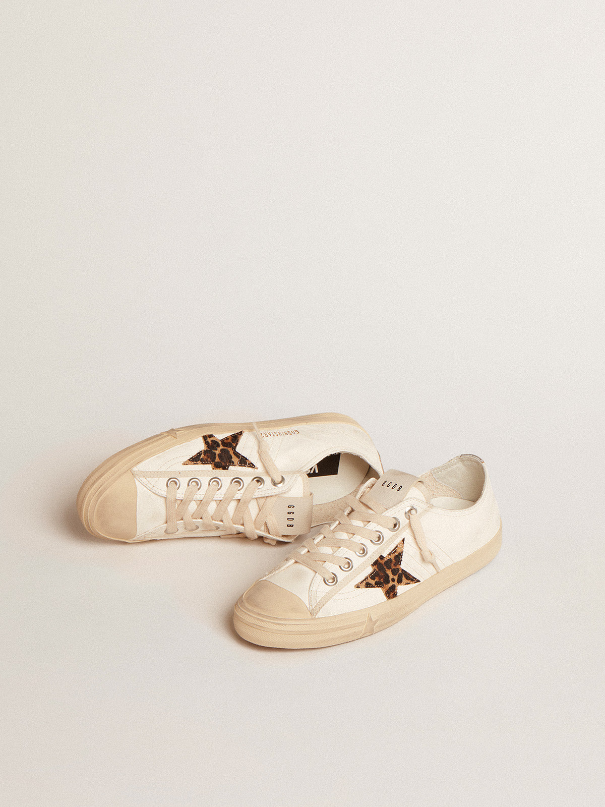 V-Star LTD in nappa with pony skin star and silver heel tab| Golden Goose