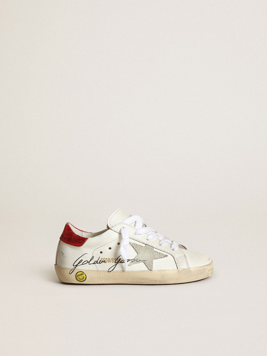 Young Super-Star with gray suede star| Golden Goose