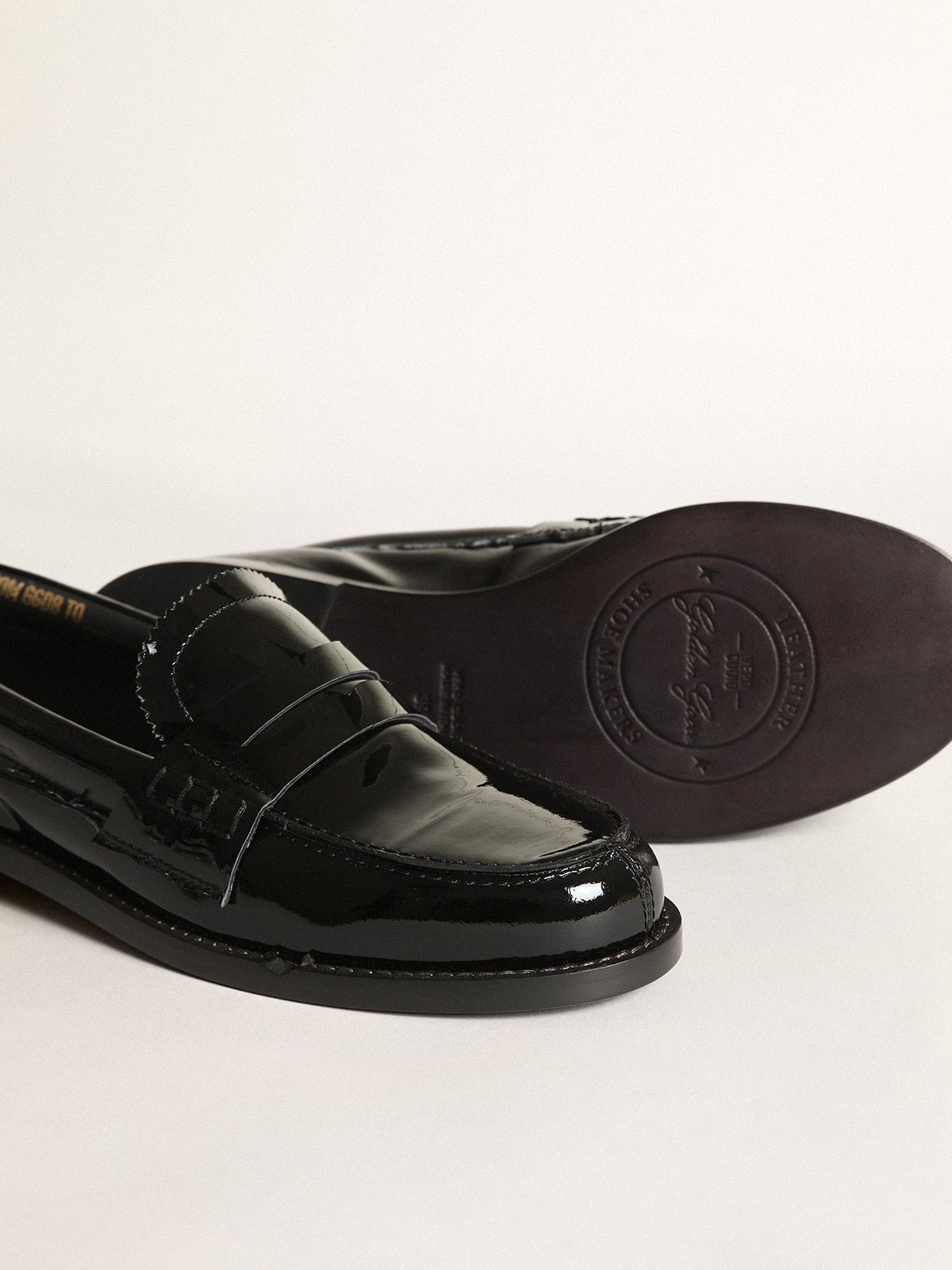 Jerry loafer in black patent leather| Golden Goose