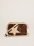 Off-white Star Bag with leopard-print pony skin insert| Golden Goose