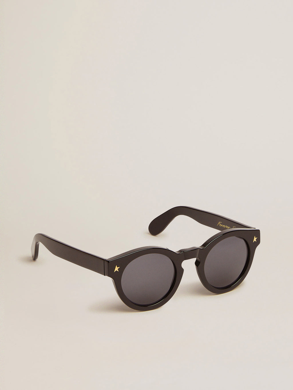 Sunframe Panthos model with black frame and gold details| Golden Goose
