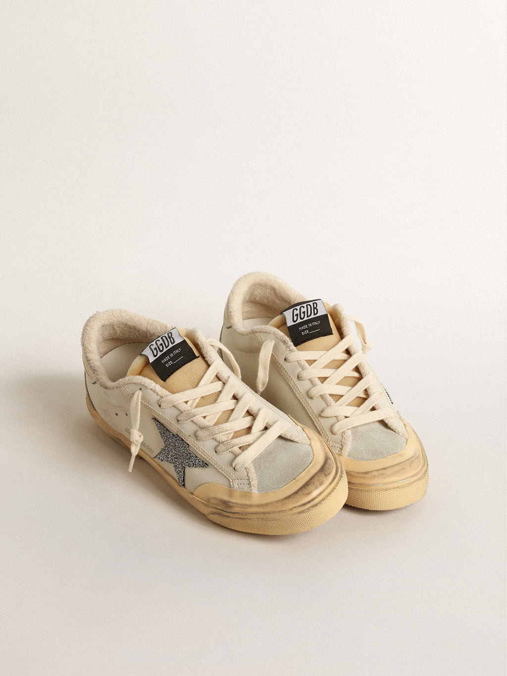 Super-Star LTD with black Swarovski crystal star| Golden Goose