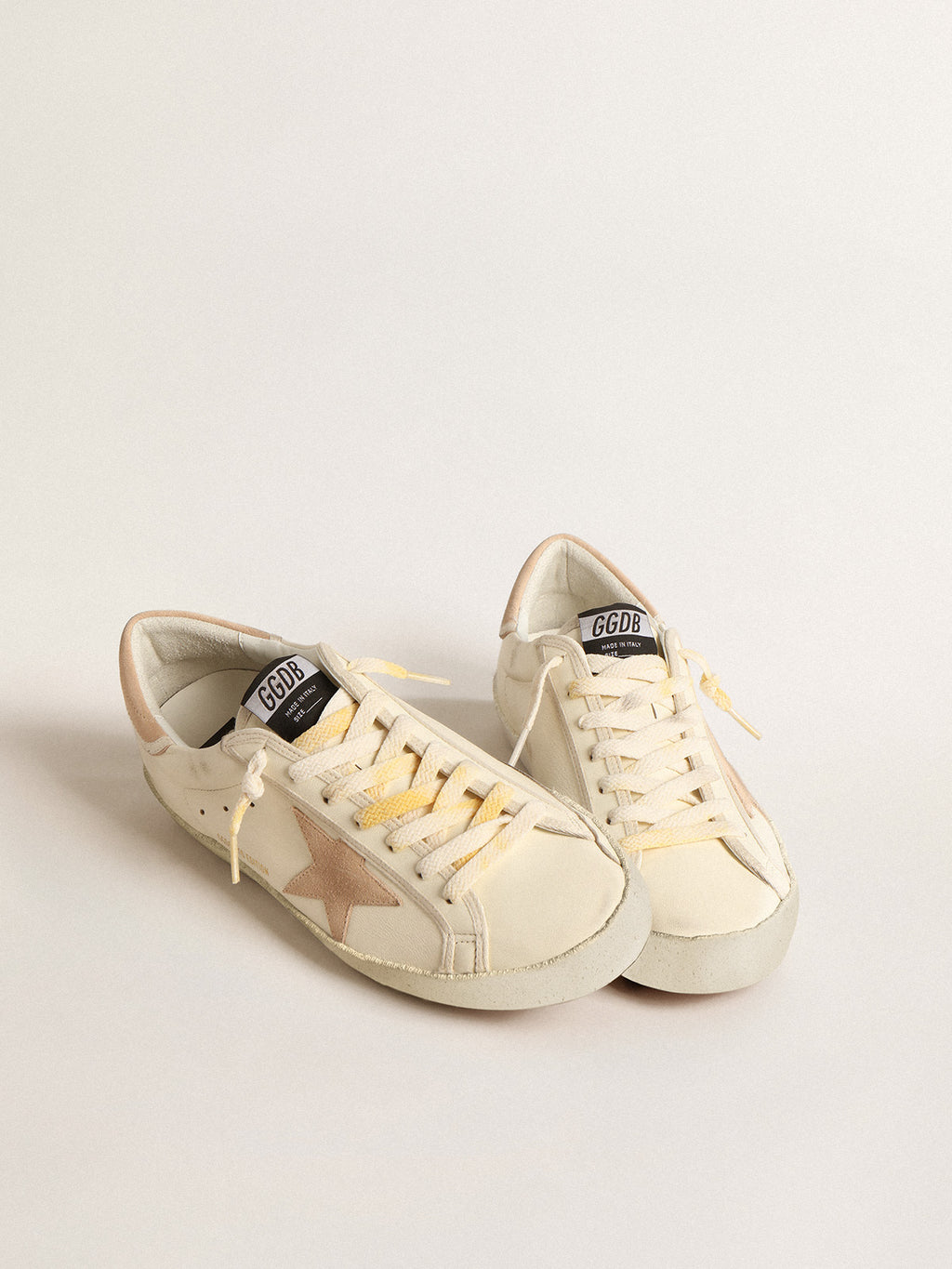Men's Super-Star LTD in nappa with suede star and heel tab| Golden Goose