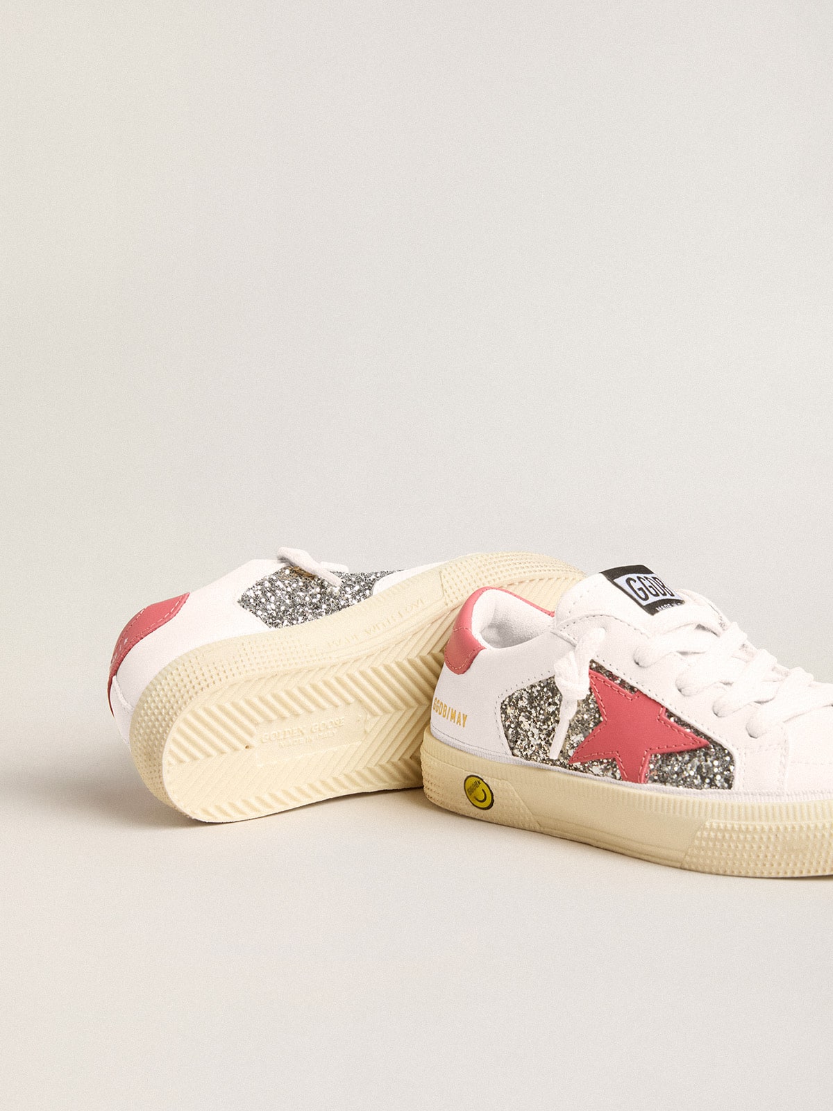Teen May with red leather star and heel tab| Golden Goose