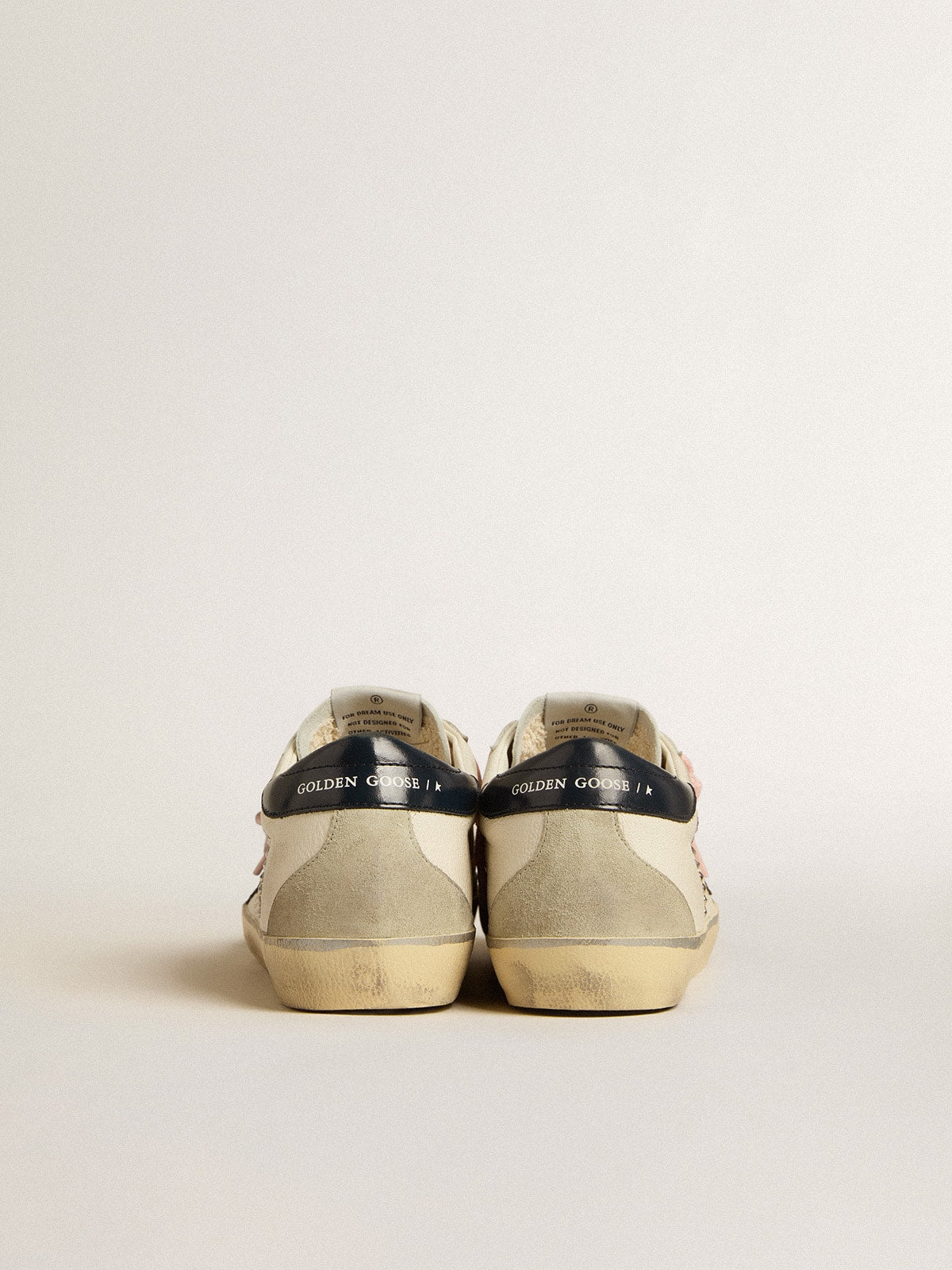 Women's Super-Star LTD with blue leather star and decorative studs| Golden Goose
