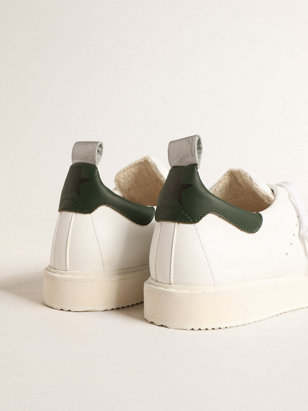 Bio-based Starter with green leather heel tab| Golden Goose