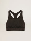 Black athletic top| Golden Goose