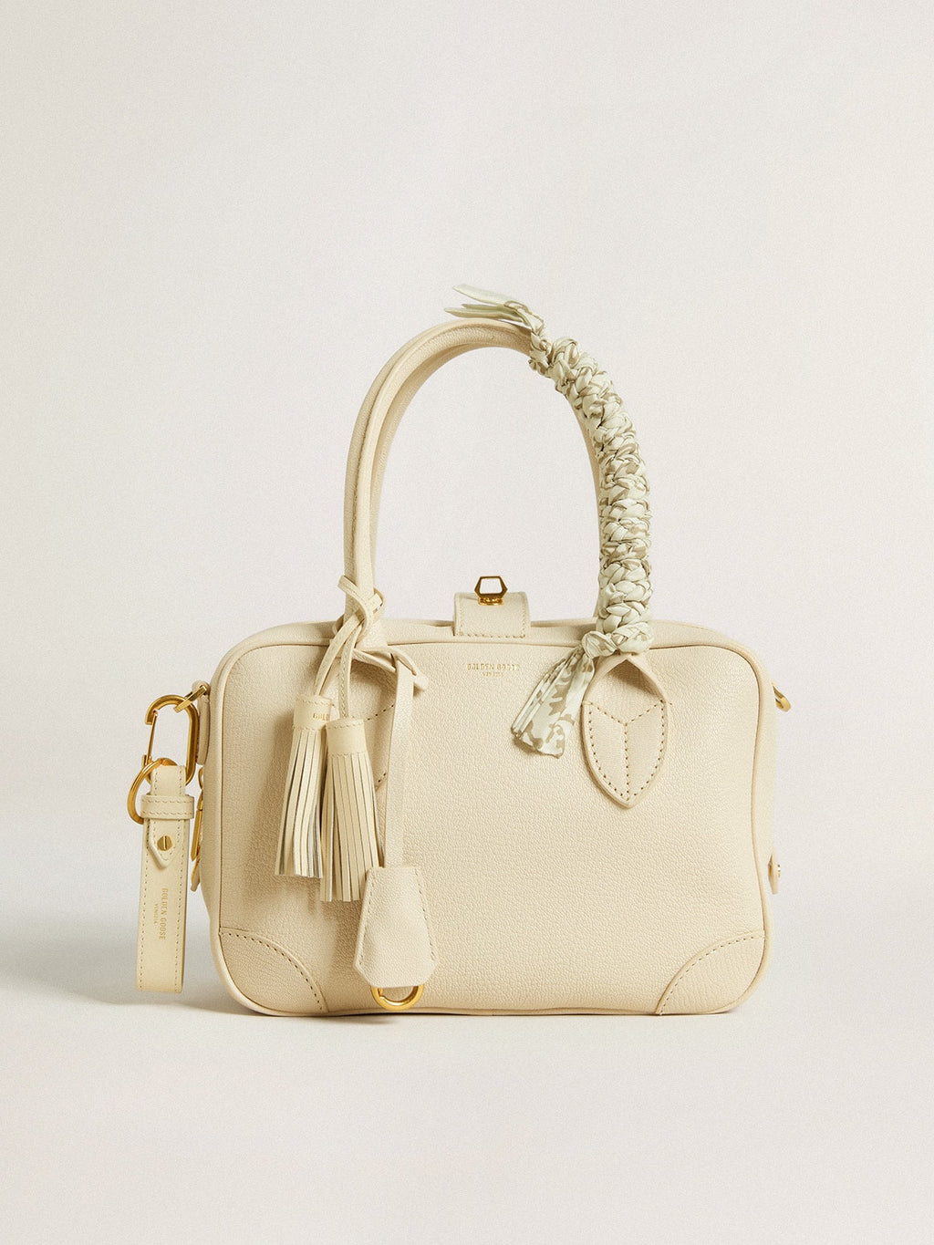 Worn white keyring| Golden Goose