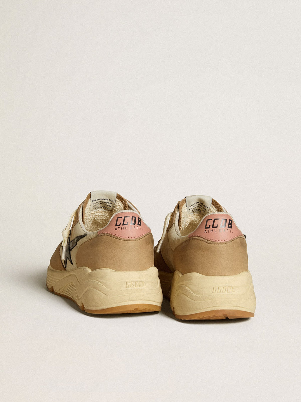 Running Sole LTD in nylon and nubuck with leather star and heel tab| Golden Goose