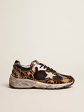 Women's Dad-Star sneakers in leopard-print pony skin| Golden Goose