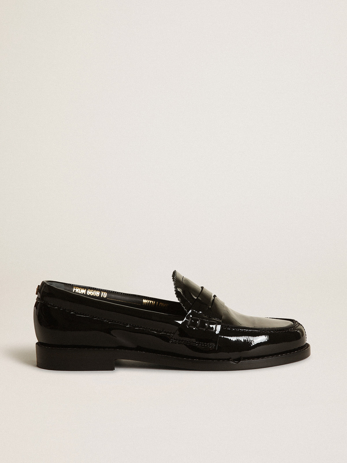 Jerry loafer in black patent leather| Golden Goose