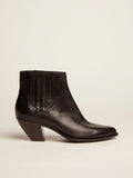 Women's Sunset boots in black leather| Golden Goose