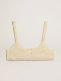 Women's string of pearls top| Golden Goose