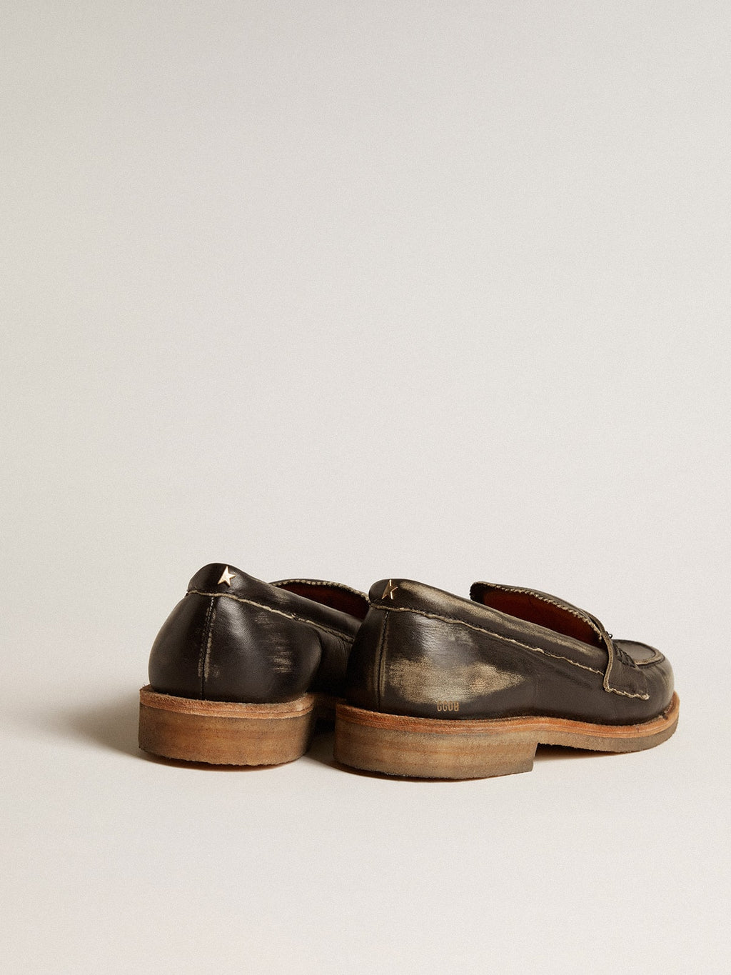 Jerry loafer in black leather| Golden Goose