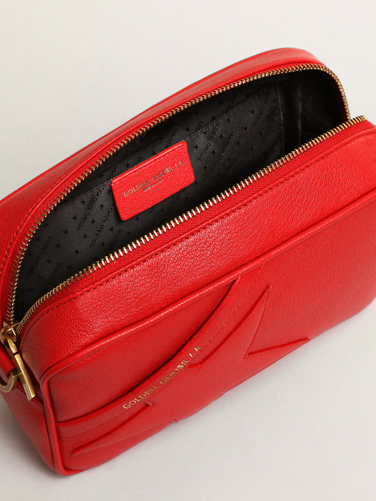 Women's Star Bag in bright red leather| Golden Goose