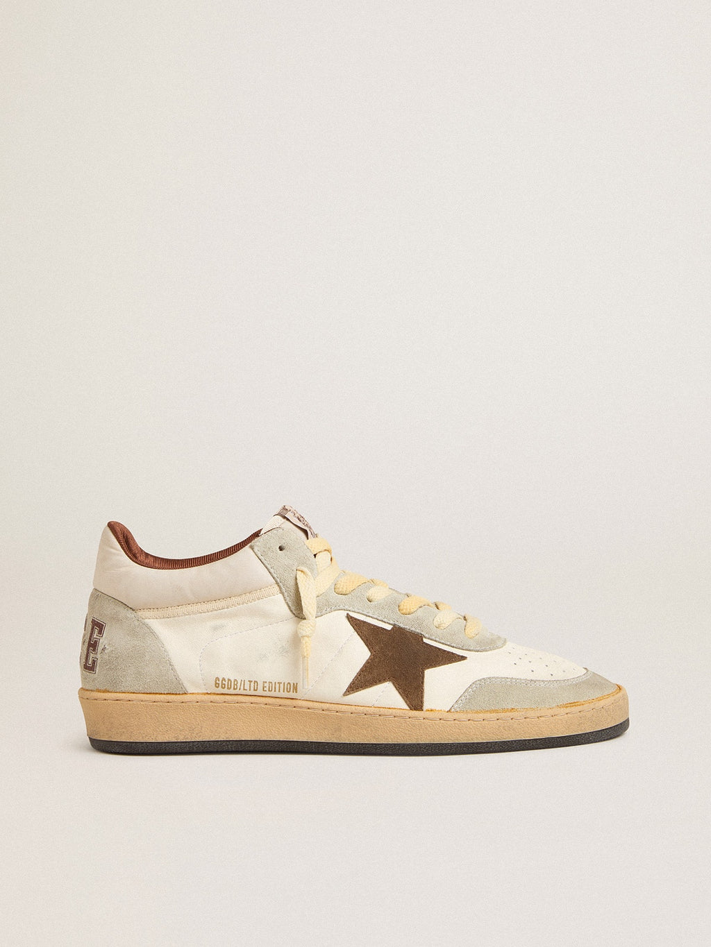 Ball Star LTD in nappa and nylon with suede star and inserts| Golden Goose