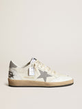 White Ball Star with a Swarovski crystal star and heel tab| Golden Goose
