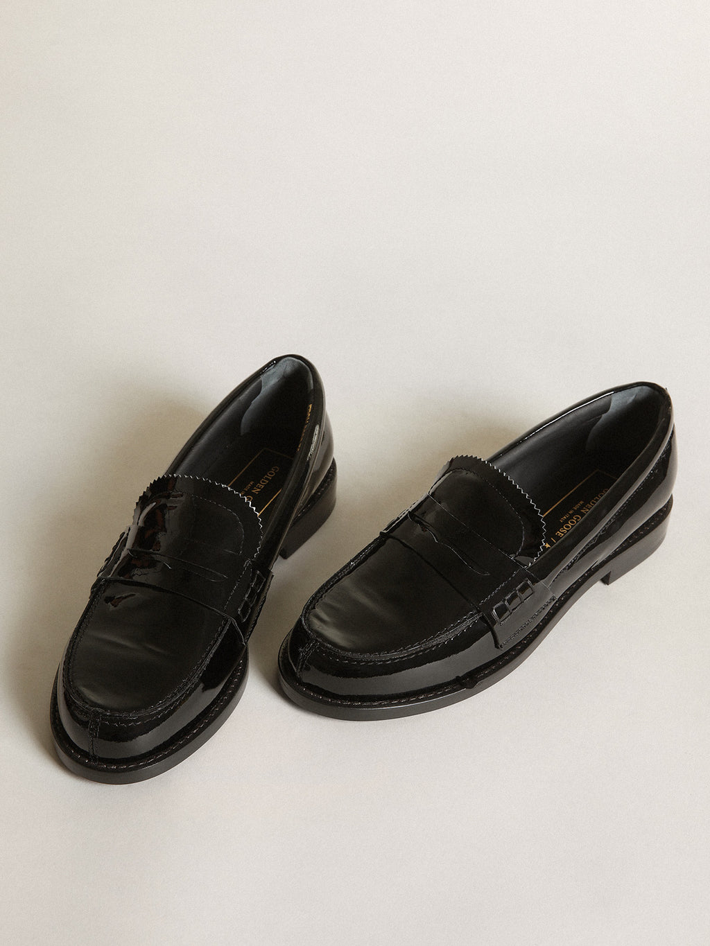 Jerry loafer in black patent leather| Golden Goose