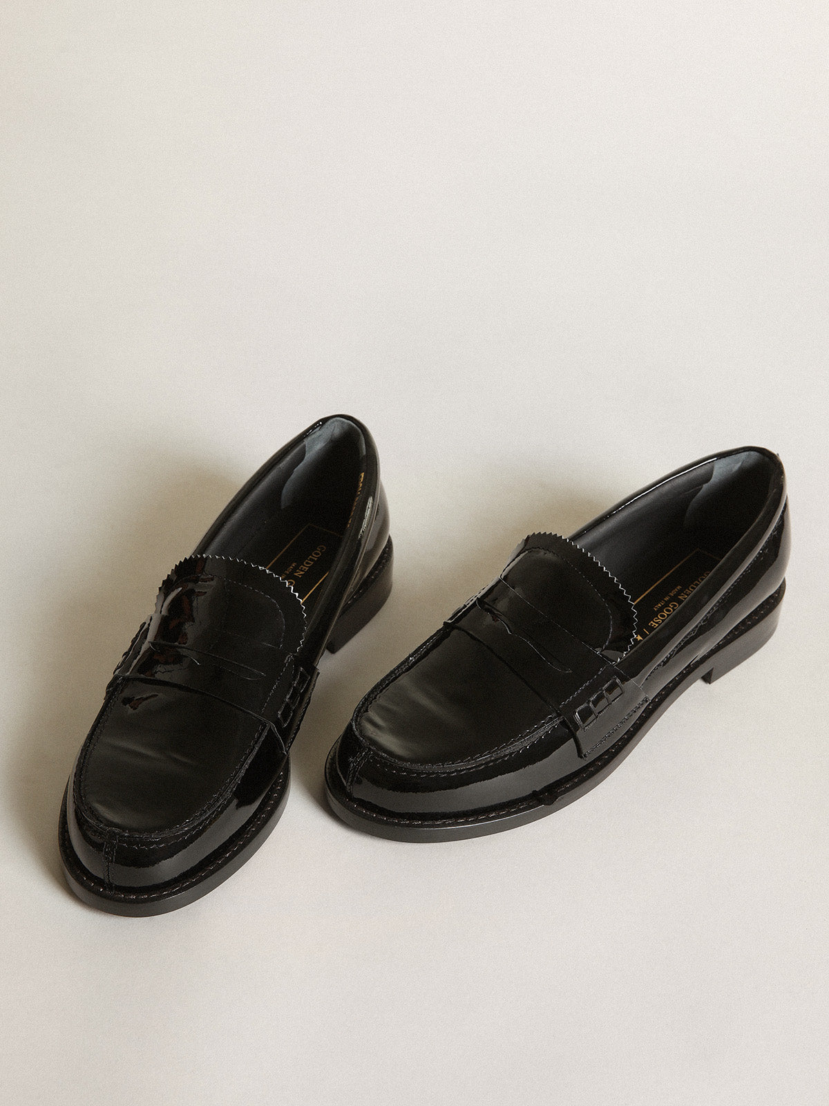 Jerry loafer in black patent leather| Golden Goose