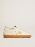 Super-Star in white nappa with suede star and shearling lining| Golden Goose