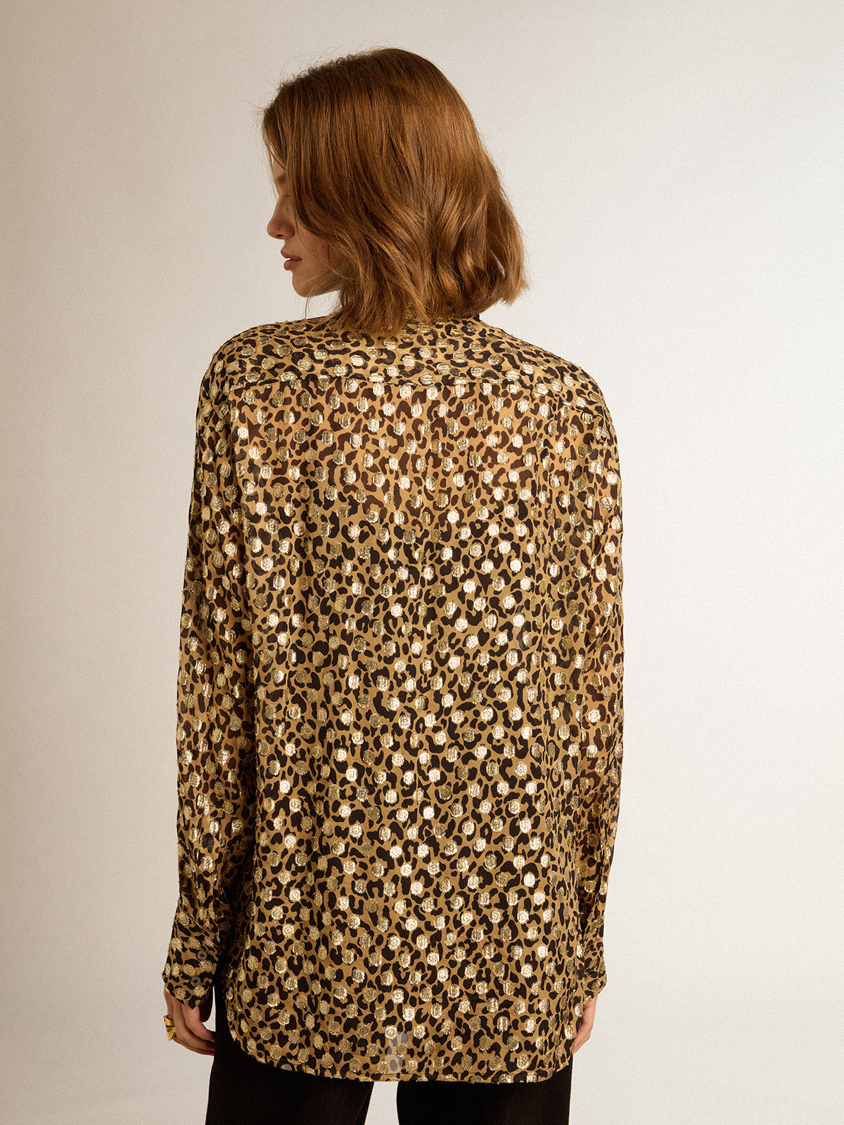 Women's animal print shirt| Golden Goose