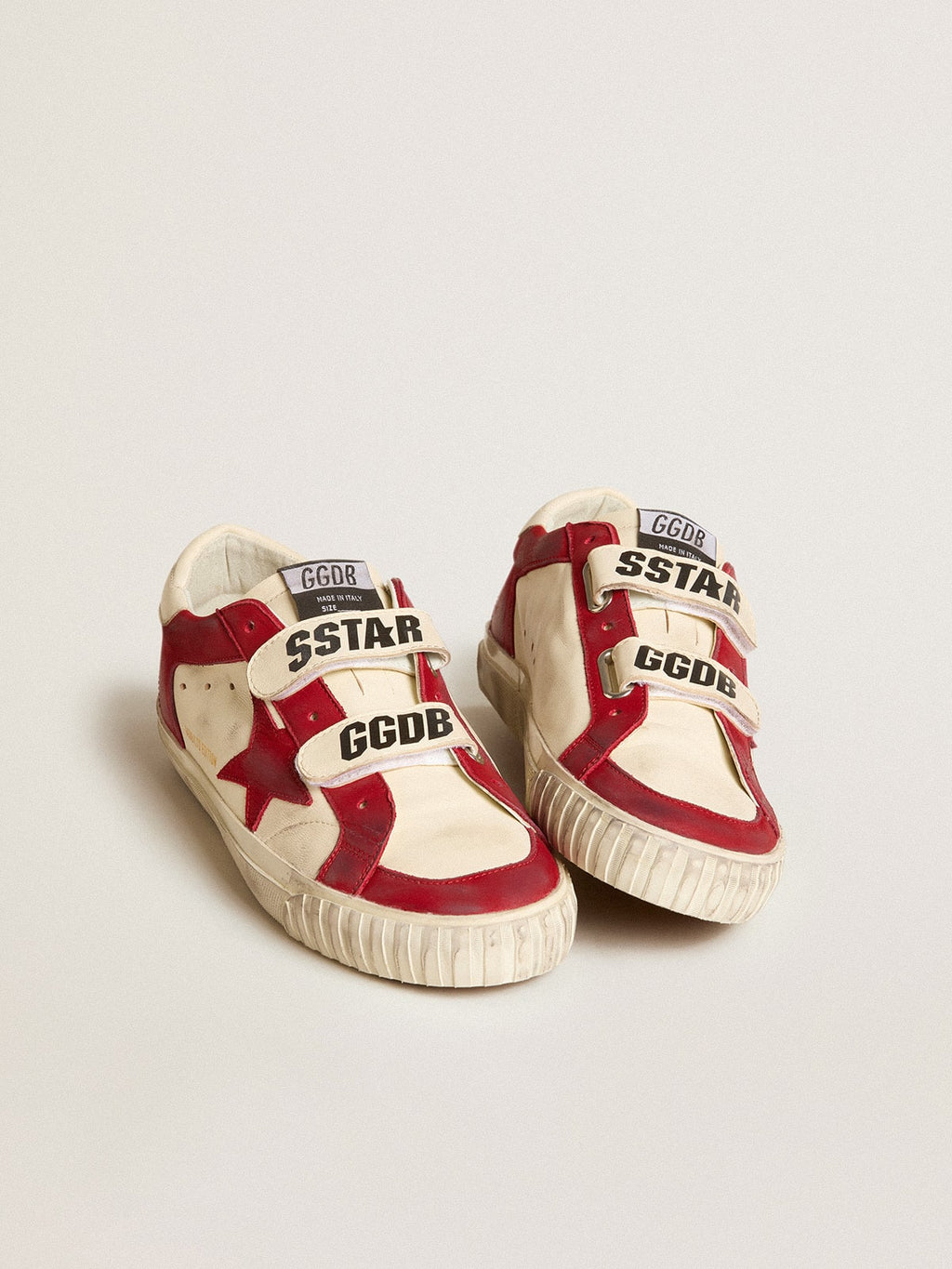 Women's Old School in nappa with red nubuck star and nappa heel tab| Golden Goose