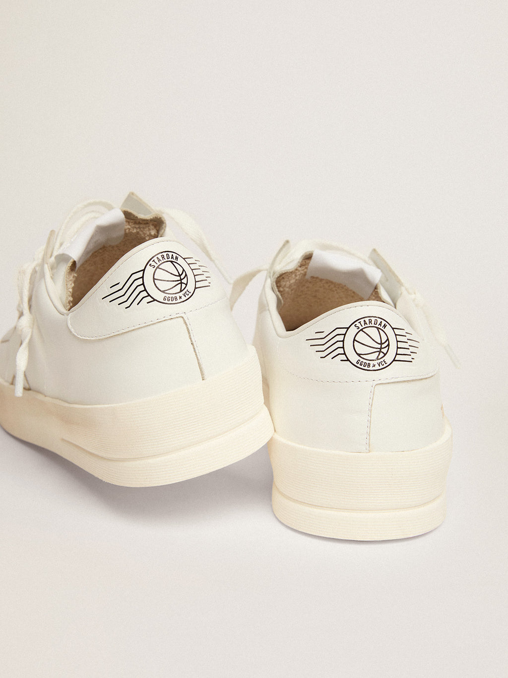 Men's Stardan in white leather| Golden Goose