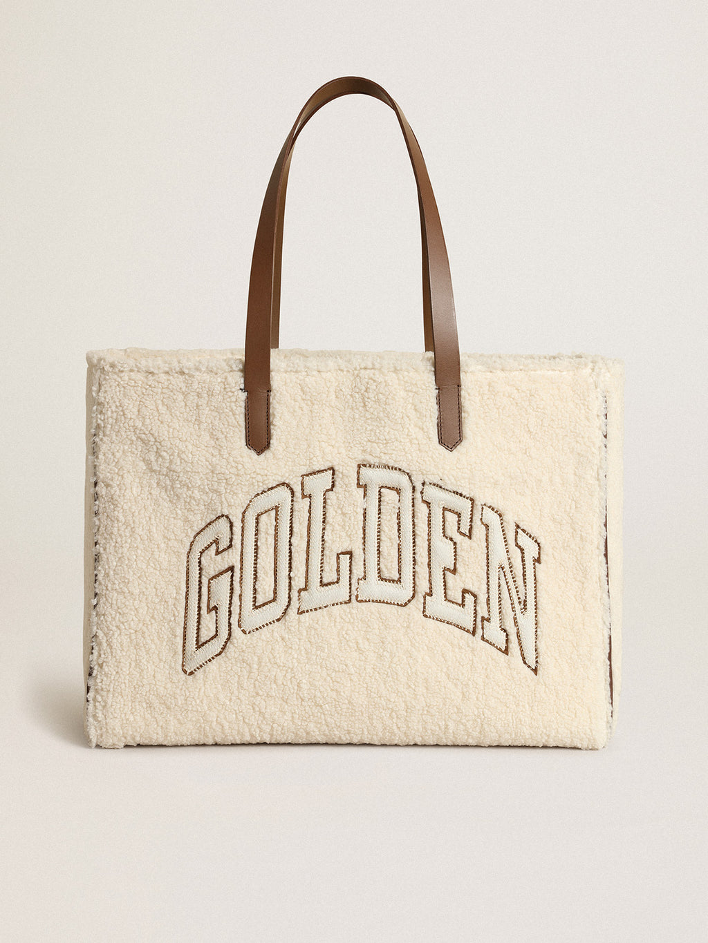 Women's California Bag East-West in faux fur| Golden Goose