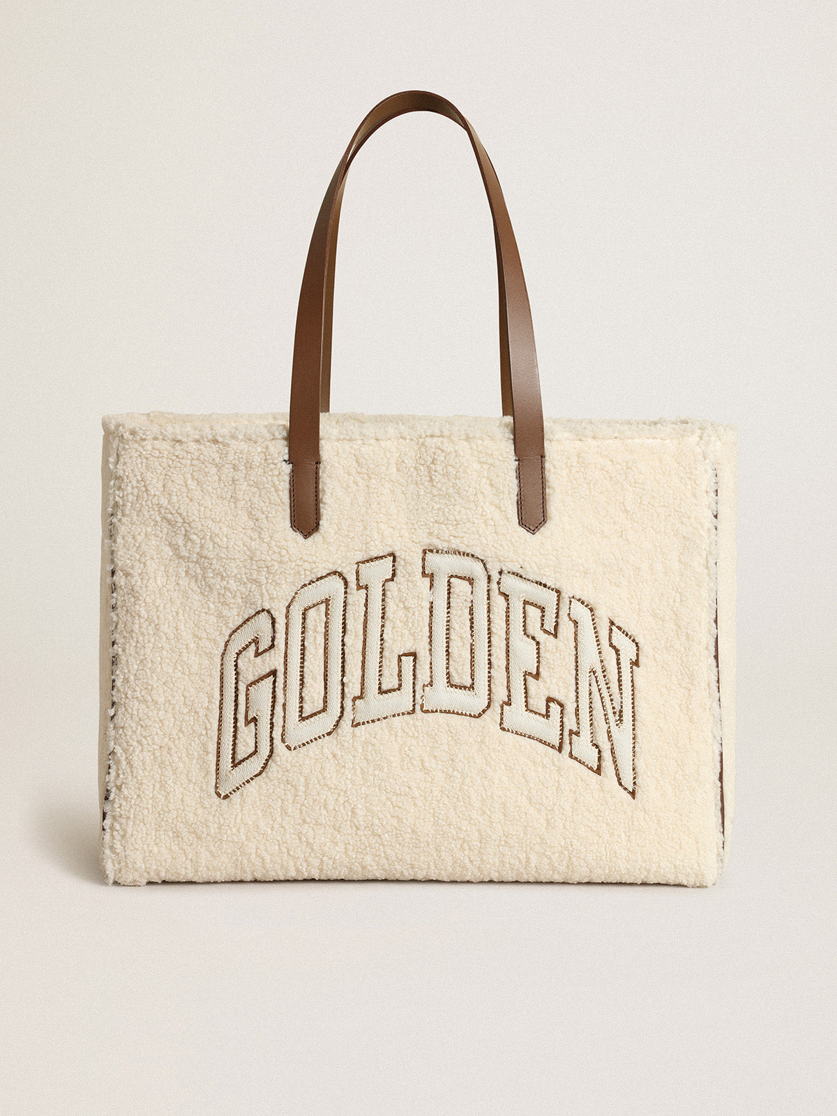 Women's California Bag East-West in faux fur| Golden Goose