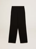 Black cashmere blend women's joggers| Golden Goose