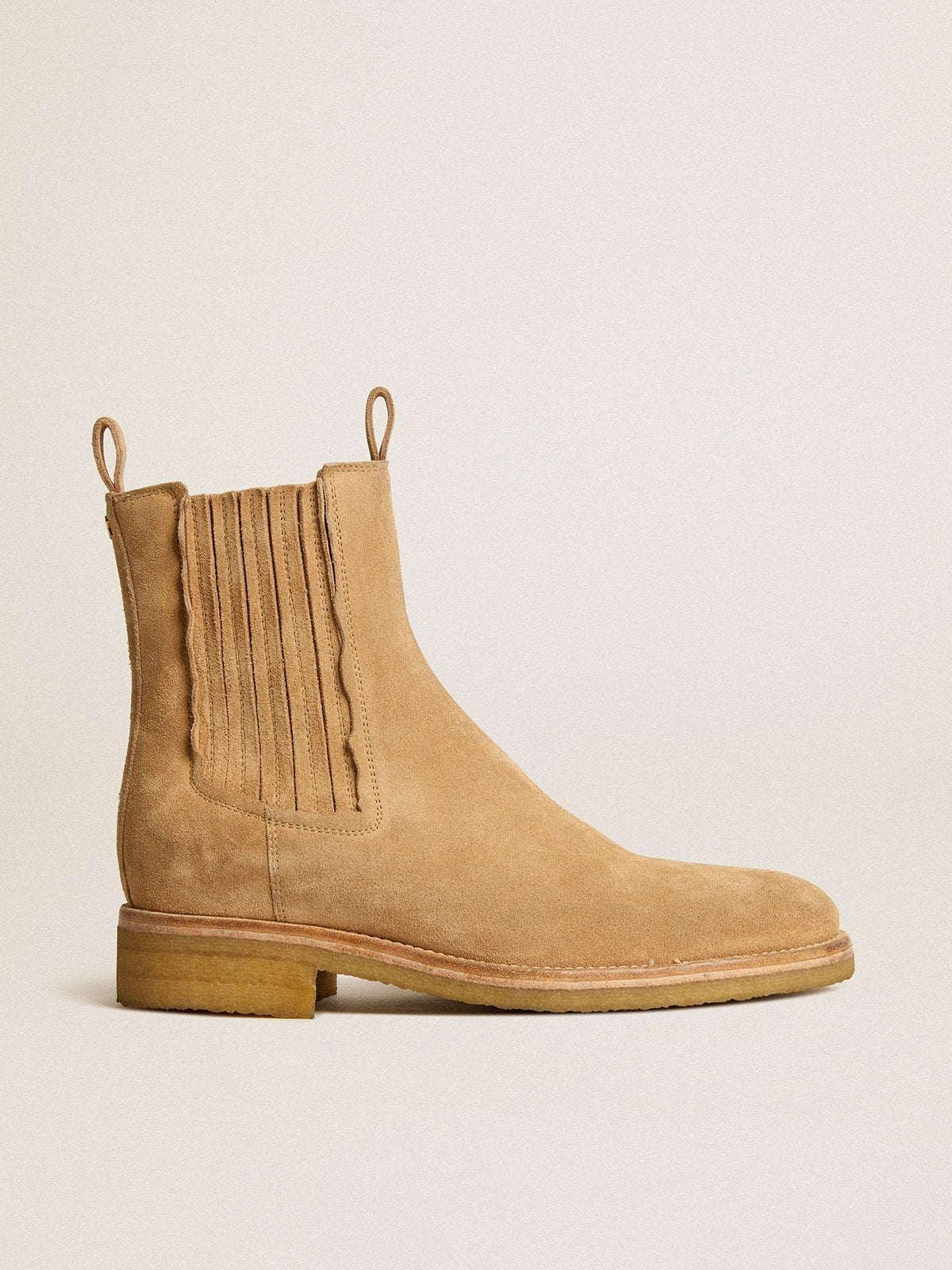 Chelsea boots in suede tobacco| Golden Goose