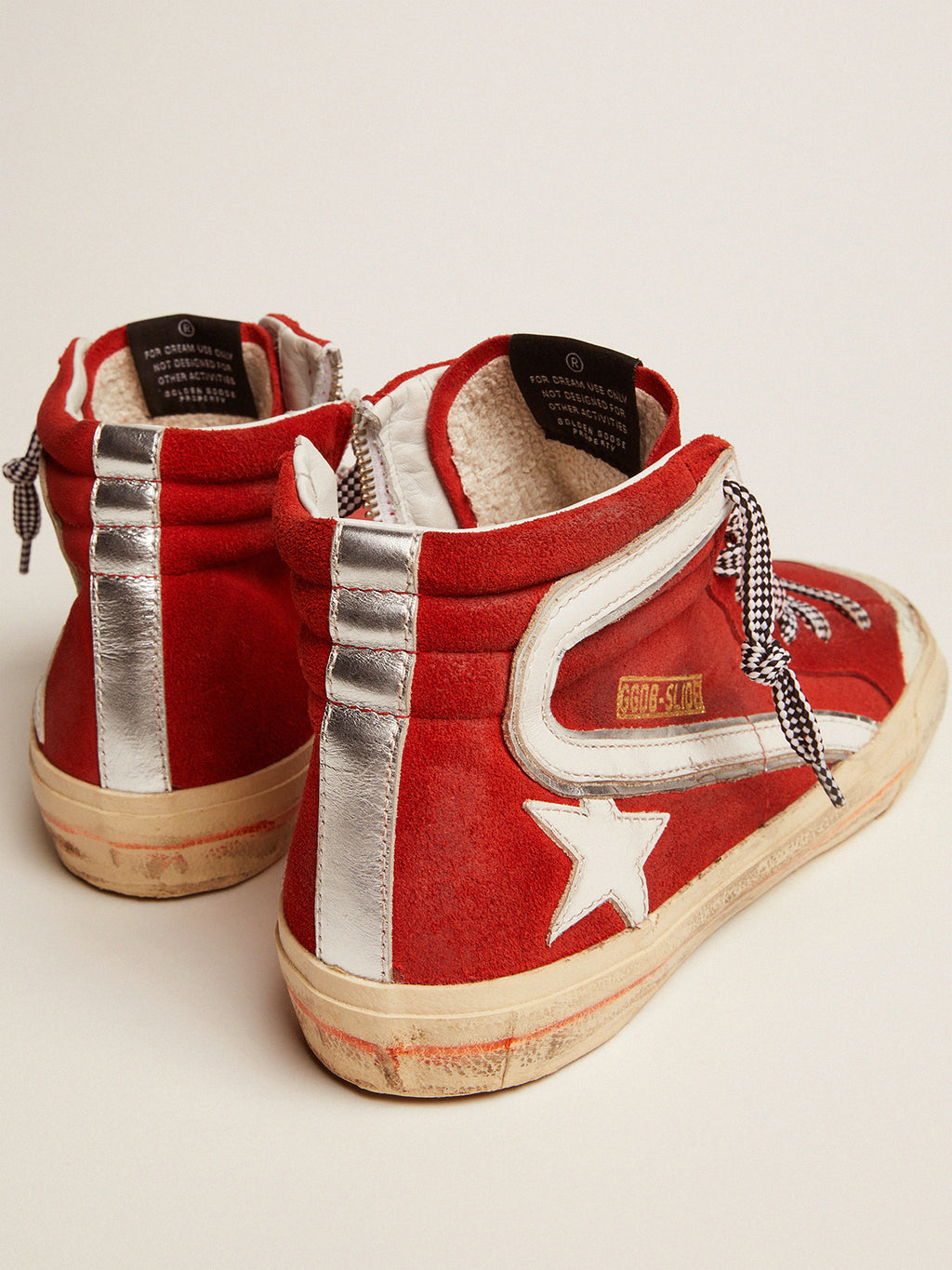 Slide Penstar, men's high suede sneakers| Golden Goose