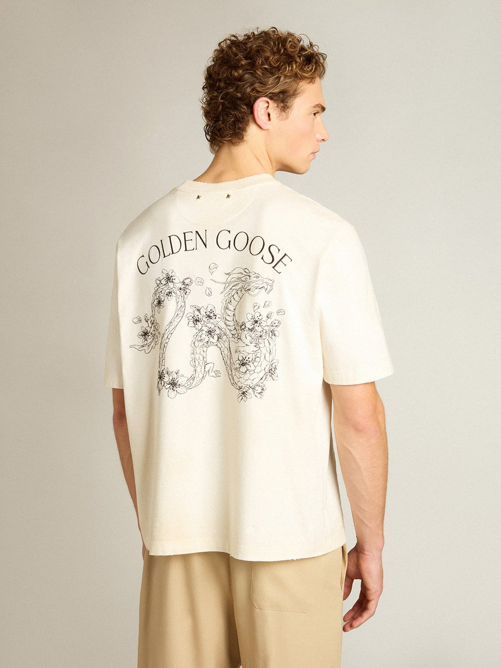 Aged white CNY T-shirt