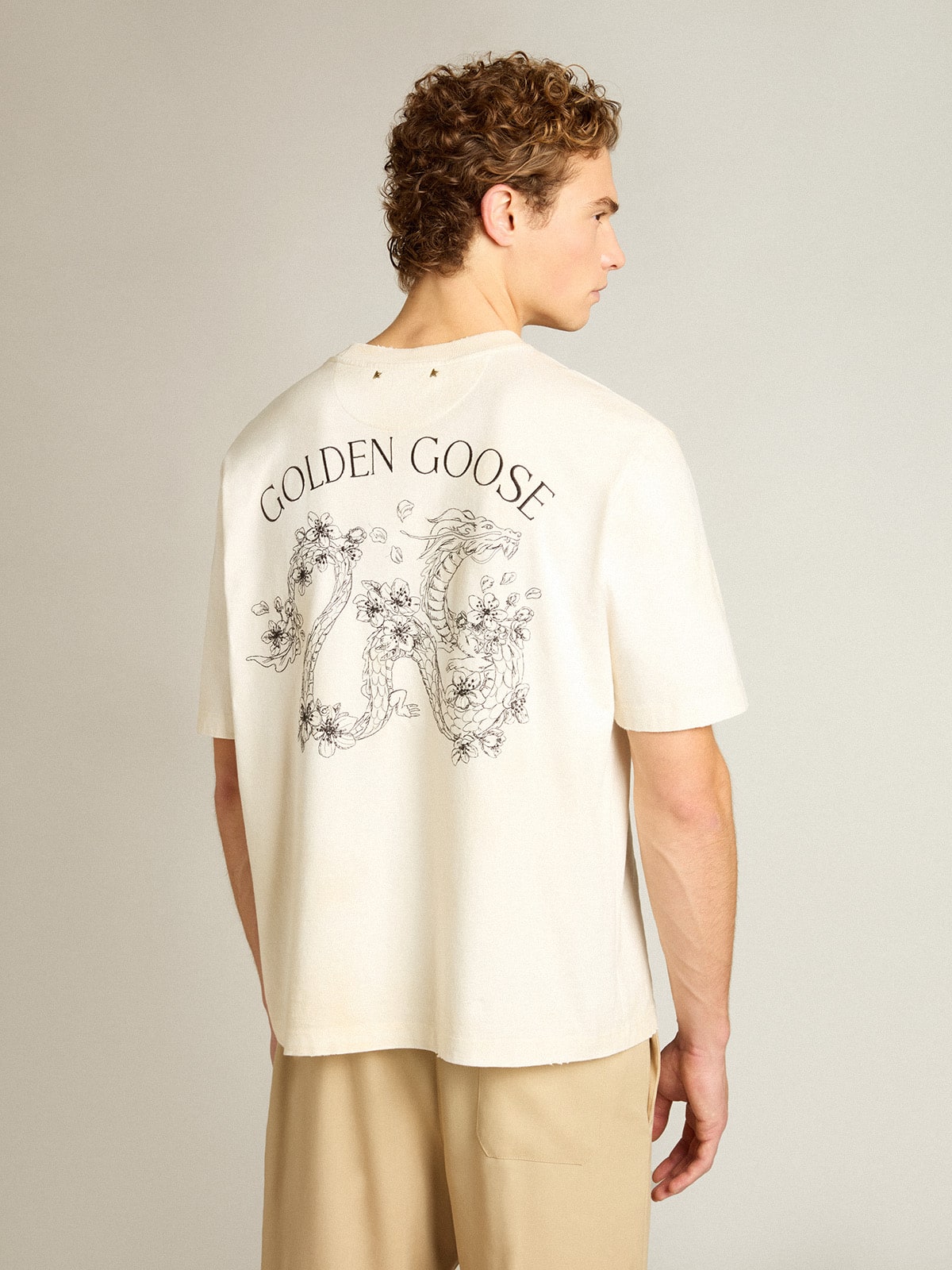Aged white CNY T-shirt