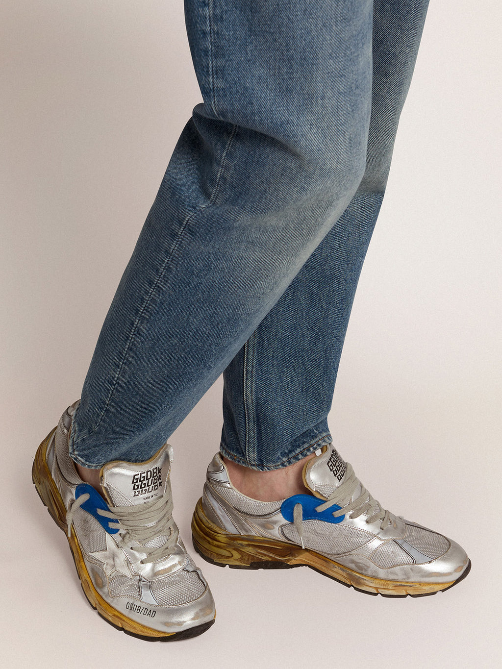 Men's Dad-Star silver| Golden Goose