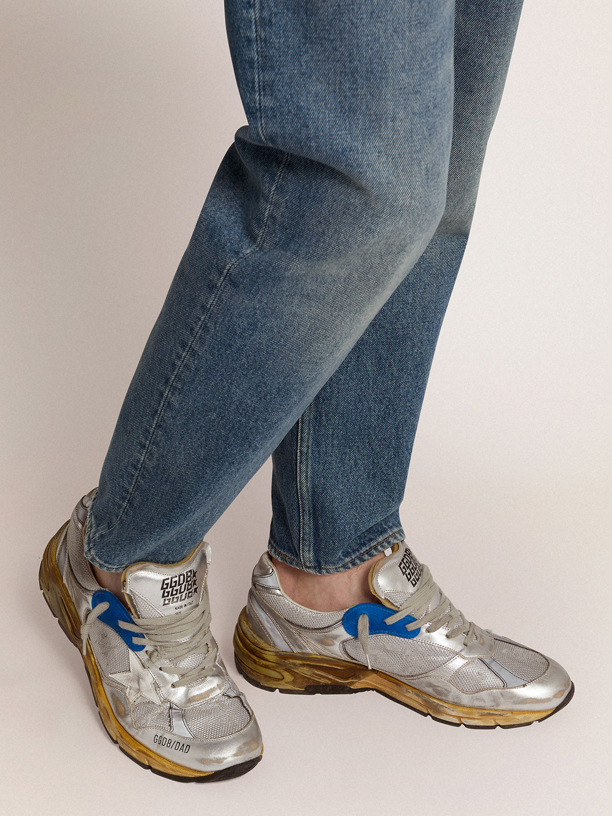 Men's Dad-Star silver| Golden Goose