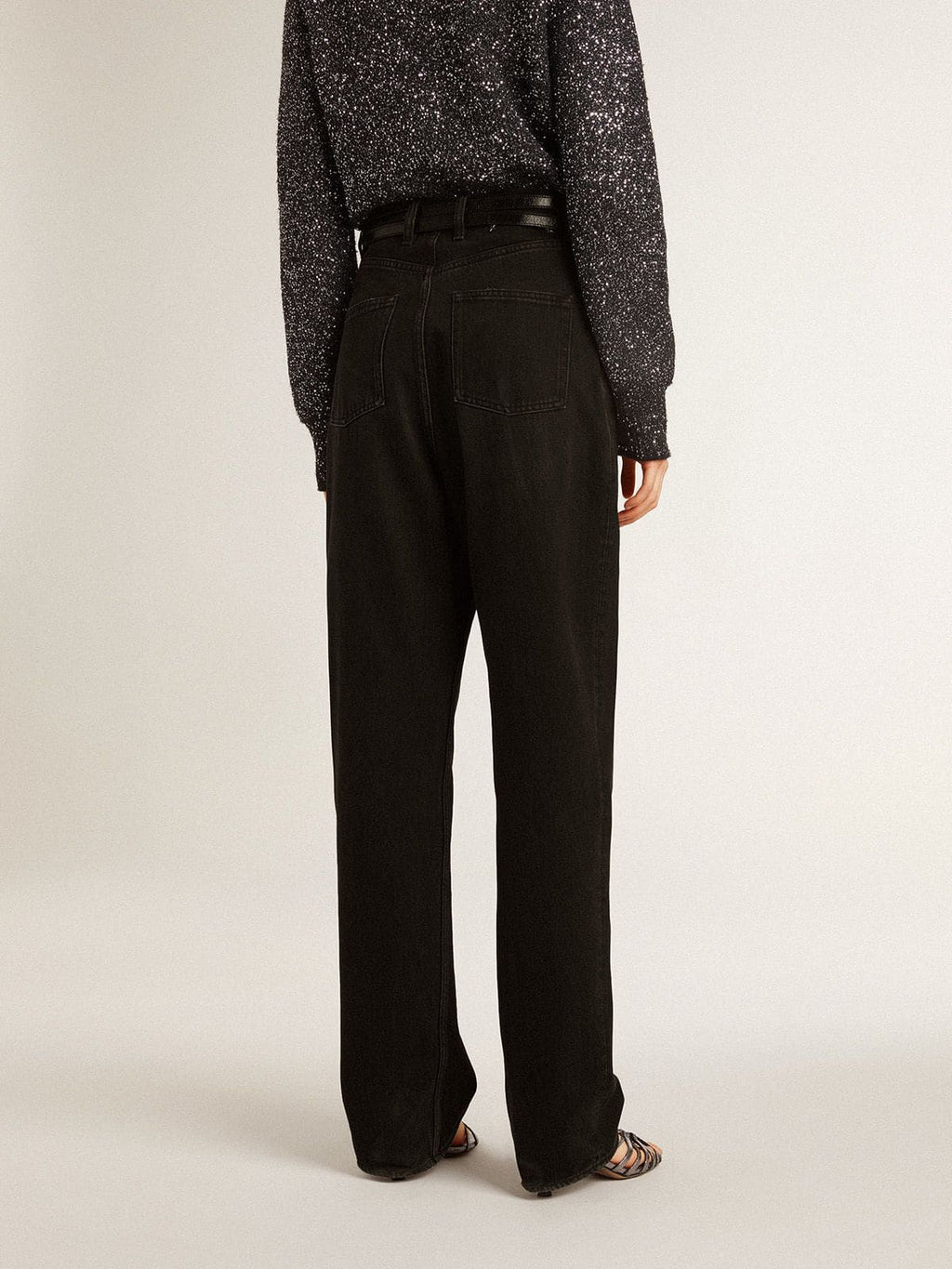 Women's black jeans| Golden Goose