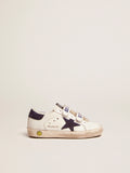 Old School with dark blue inserts in suede| Golden Goose