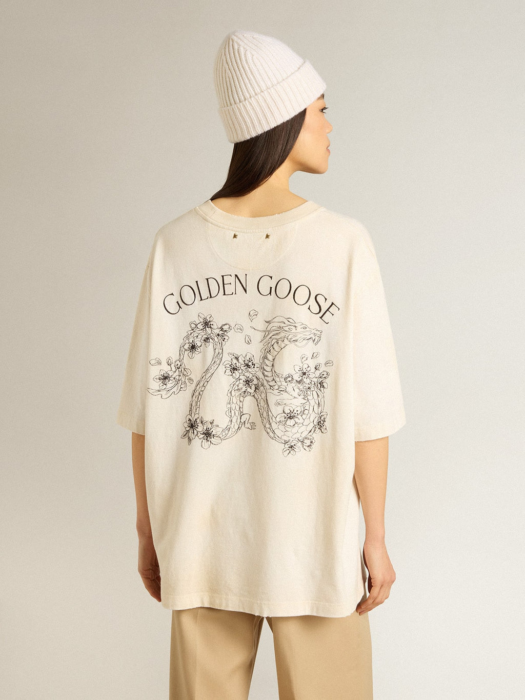 Aged white CNY T-shirt
