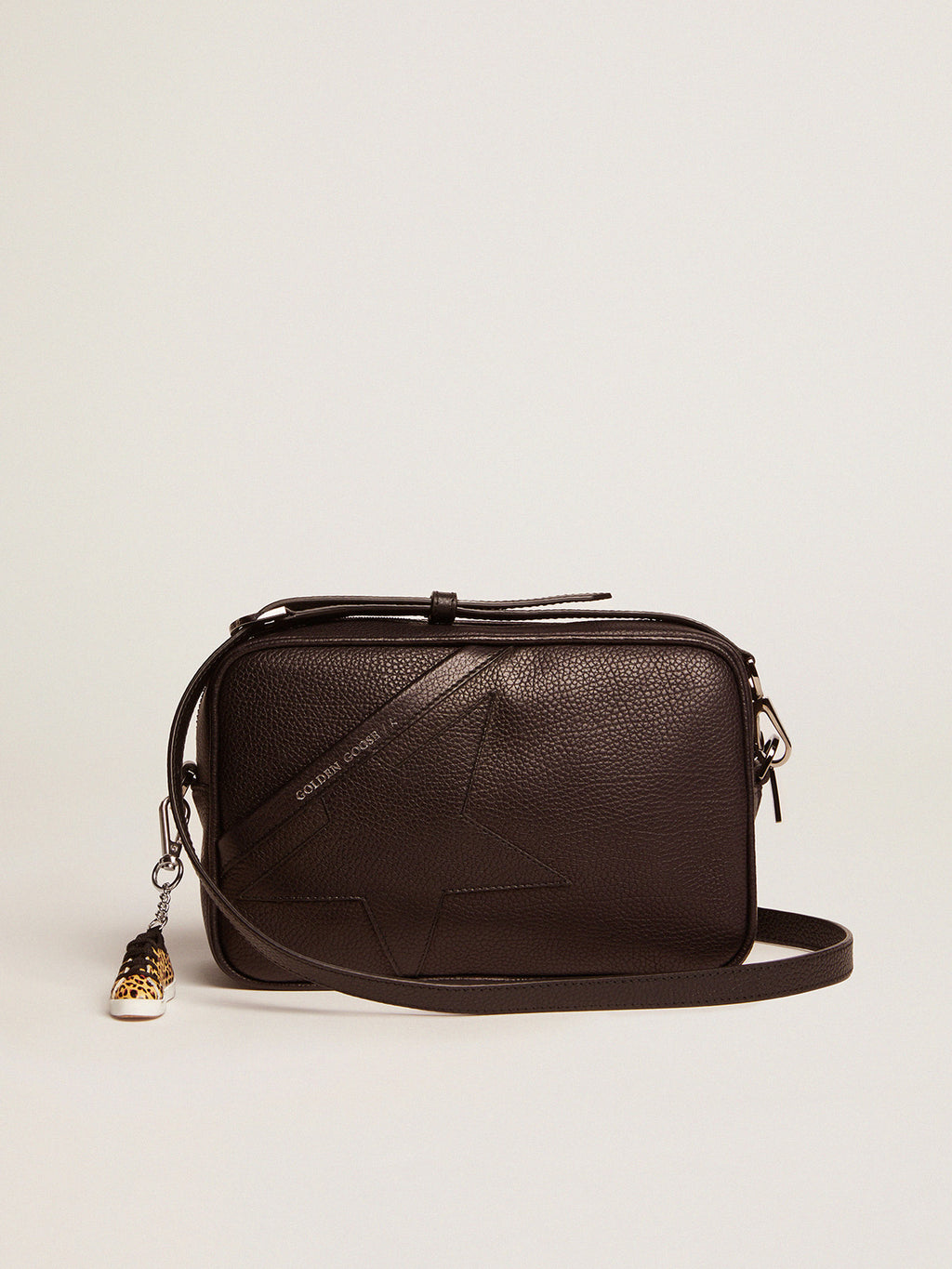 Women's Star bag in black leather| Golden Goose