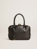 Vita Bag in black sheepskin leather with gold details| Golden Goose