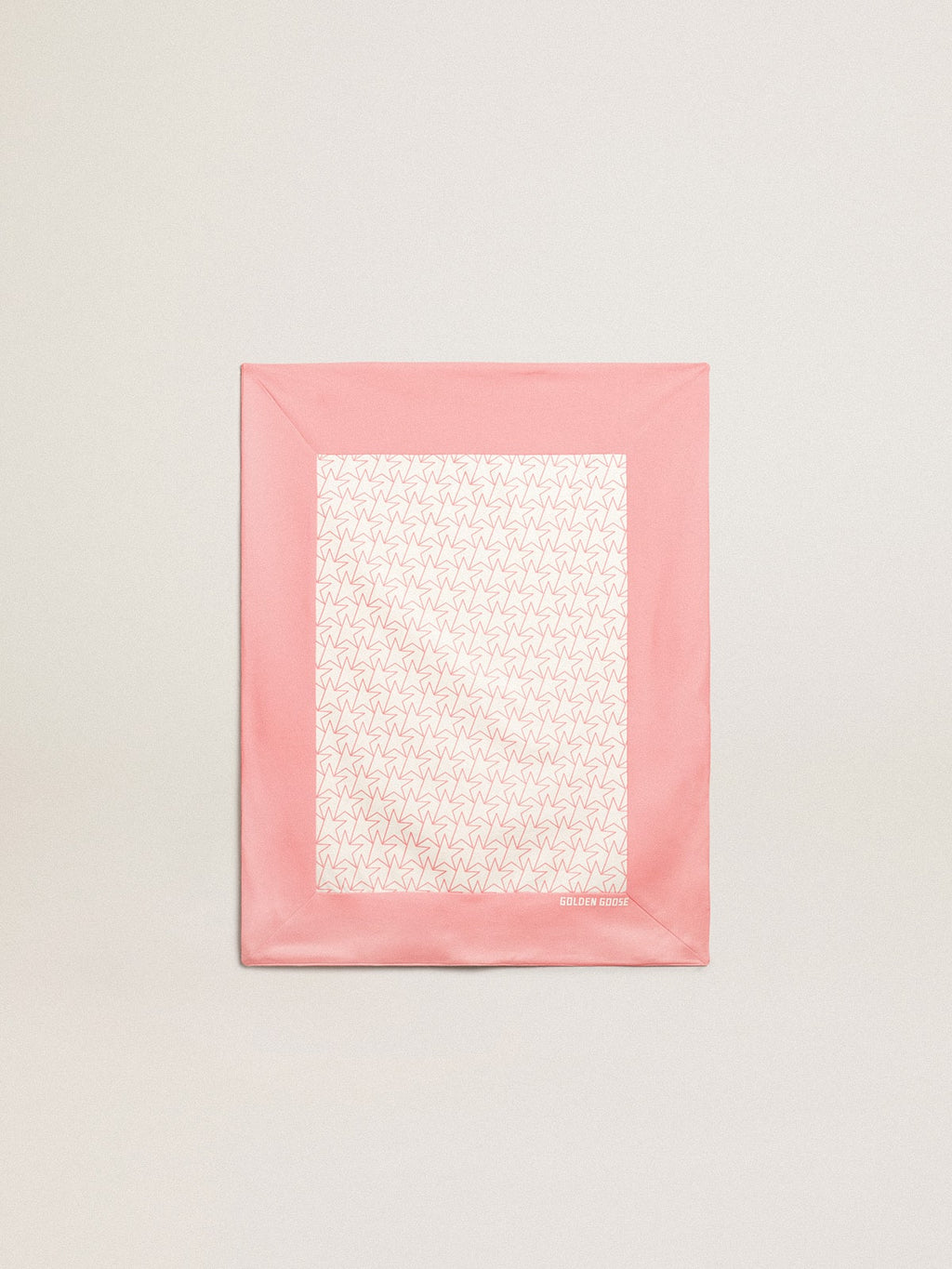 Baby gift set in white with pink trim and star| Golden Goose