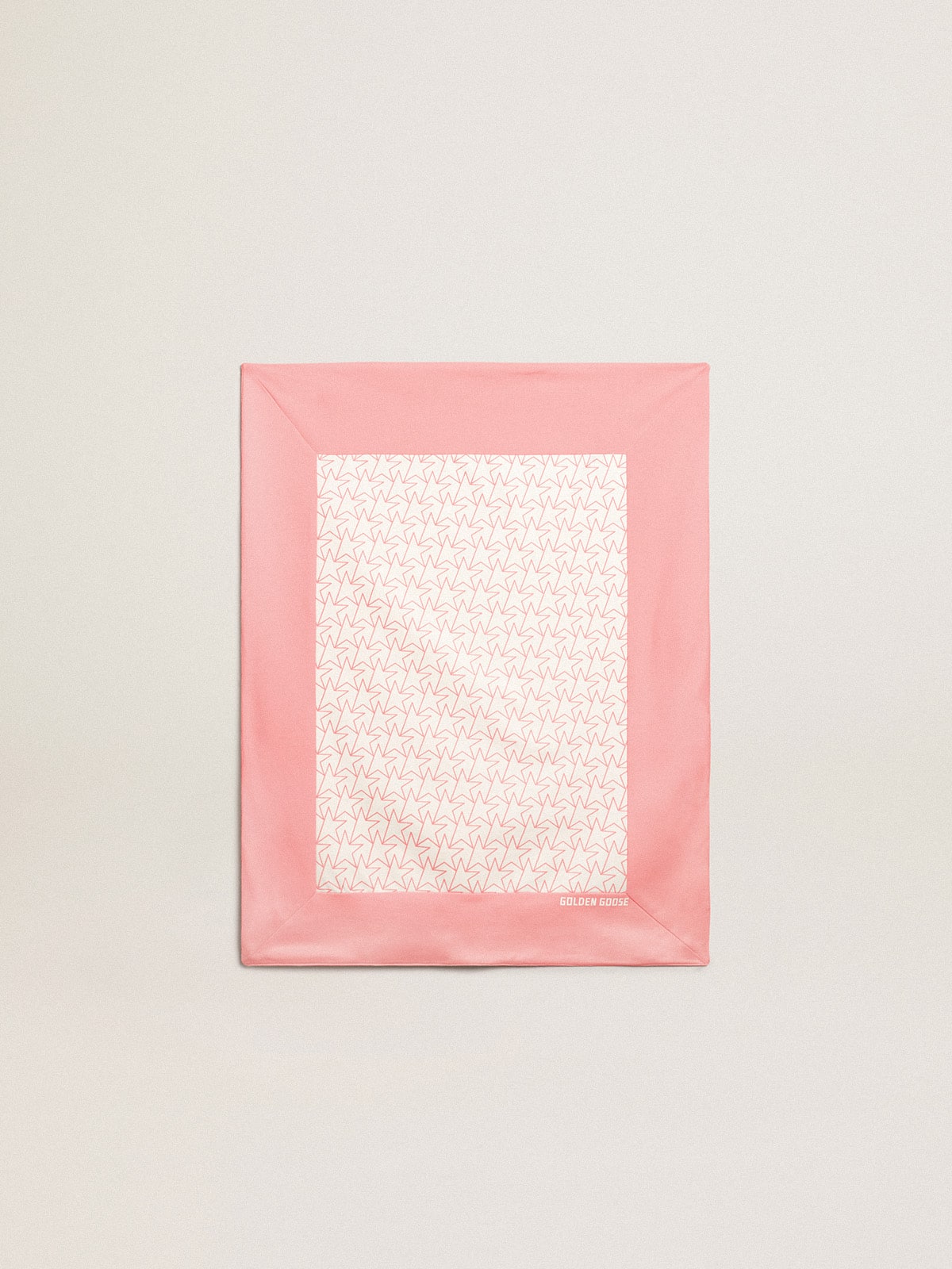 Baby gift set in white with pink trim and star| Golden Goose