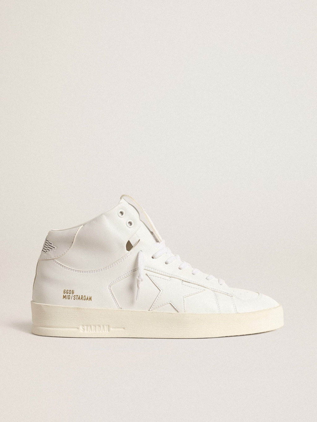 Men's bio-based Mid-Stardan with white star and heel tab| Golden Goose